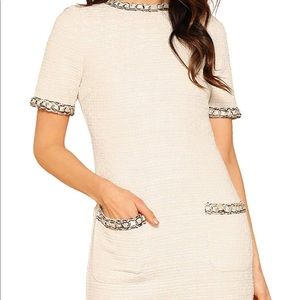 Women's Tweed Tunic Dress with Pockets